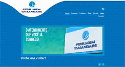 Desktop Screenshot of ferragemtamandare.com.br